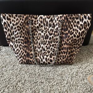 Tory Burch Leopard Print Tote Bag